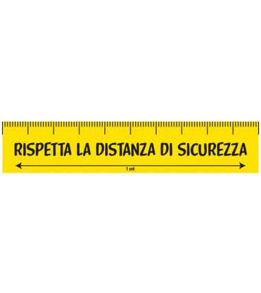 RISPETTA LA DISTANZA 100x20